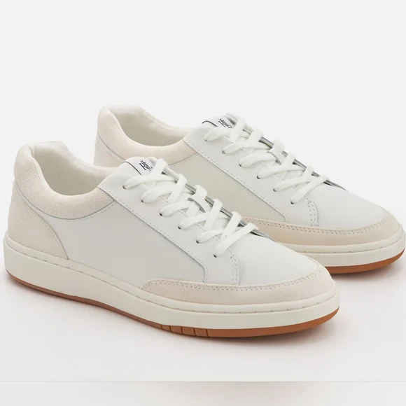 LAUREN RALPH HAILEY LEATHER & SUEDE SNEAKERS 8 - Picture 3 of 8